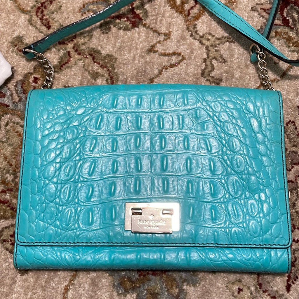 Kate Spade Teal Leather Purse